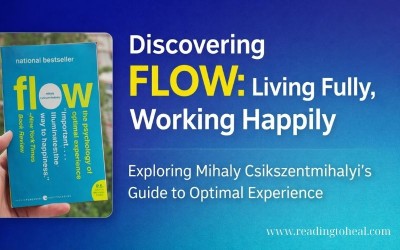 Flow Mihaly Csikszentmihalyi book review cover image about living fully, deep focus, and optimal experience