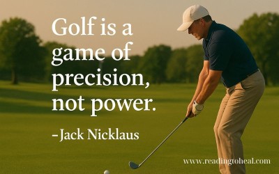 Jack Nicklaus quote Golf is a game of precision not power