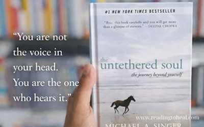 The Untethered Soul book cover by Michael A. Singer representing inner freedom and spiritual awakening