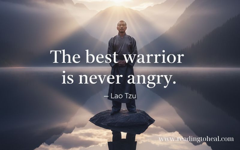 Hand releasing a lantern, symbolizing the Art of Letting Go from the Tao Te Ching.