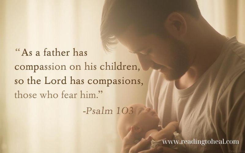 A happy father carrying his son on his shoulders against a bright, natural background, symbolizing a father's support and love.