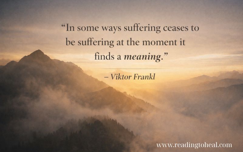 Viktor Frankl quote about purpose and resilience from Man’s Search for Meaning