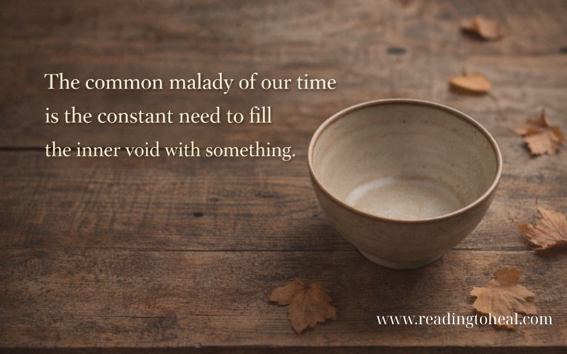 Person sitting in mindfulness inspired by Silence Thich Nhat Hanh